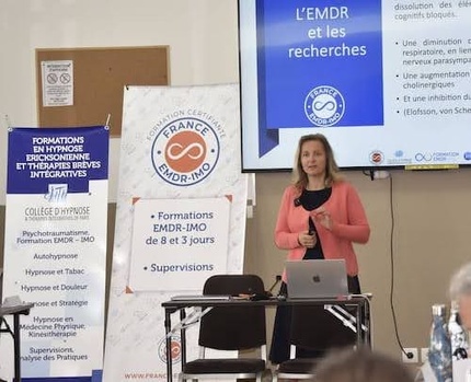 Congrès Hypnose à Paris. 6 interventions de notre équipe de formation en Hypnose et EMDR Intégrative, IMO.